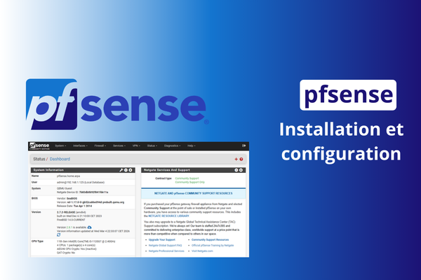 Installation et configuration de Pfsense