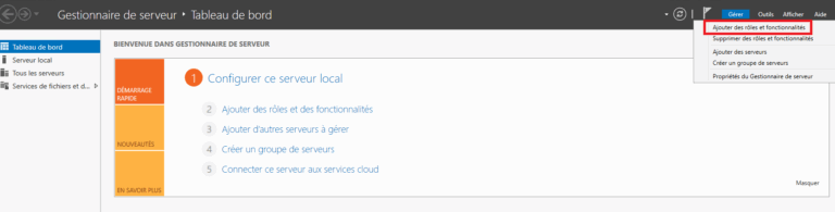 Installation du rôle Active Directory sur Windows Server 2025