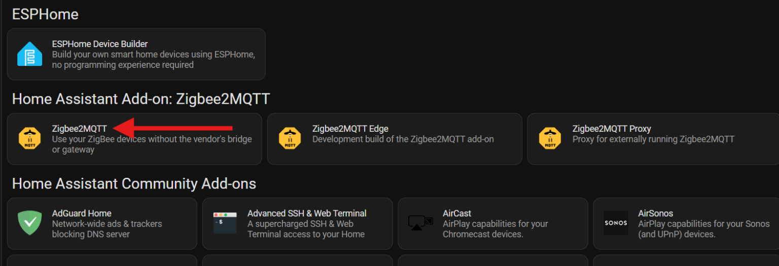 Installation de Zigbee2MQTT sur Home Assistant