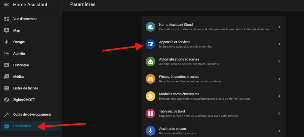 Installation de Zigbee2MQTT sur Home Assistant
