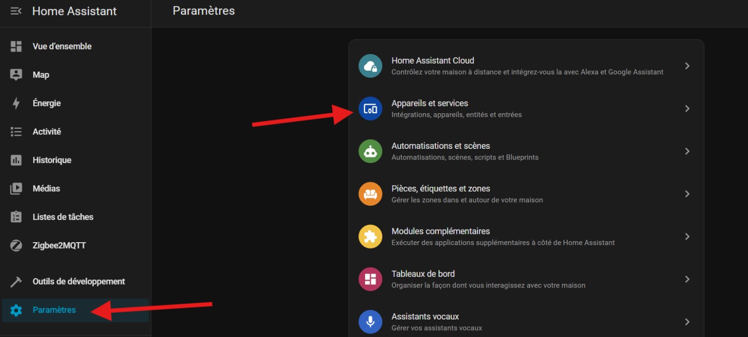 Installation de Zigbee2MQTT sur Home Assistant